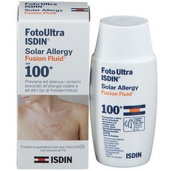 ISDIN Foto Ultra Fluido per Allergia Solare SPF100 50mL - Pagina prodotto: https://www.farmamica.com/store/dettview.php?id=11802