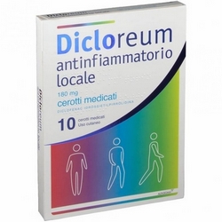 Dicloreum Local Anti-Inflammatory Medicated Plasters 10x180mg - Product page: https://www.farmamica.com/store/dettview_l2.php?id=11825