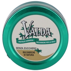 Valda Balsamic Sugar Free Gummy Pads 50g - Product page: https://www.farmamica.com/store/dettview_l2.php?id=11878