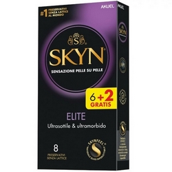 Akuel Skyn Elite Ultrasottile 8 Profilattici - Pagina prodotto: https://www.farmamica.com/store/dettview.php?id=12108