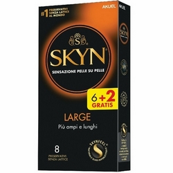 Akuel Skyn Large 8 Condoms - Product page: https://www.farmamica.com/store/dettview_l2.php?id=12109
