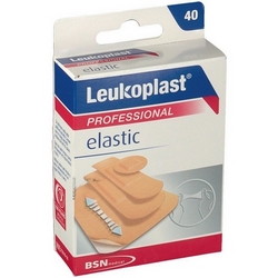 Leukoplast Elastic 40 Patches Assorted - Product page: https://www.farmamica.com/store/dettview_l2.php?id=12237