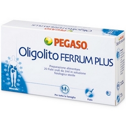 Oligolito Ferrum Plus Fiale Sublinguali 20x2mL - Pagina prodotto: https://www.farmamica.com/store/dettview.php?id=1678