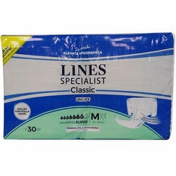 Lines Specialist Classic Diapers Medium - Product page: https://www.farmamica.com/store/dettview_l2.php?id=2633