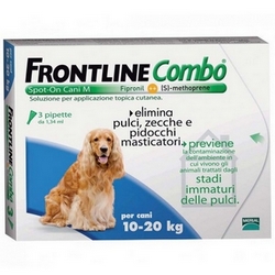 Frontline Combo Cani Medi 20-40kg 3x1,34mL - Pagina prodotto: https://www.farmamica.com/store/dettview.php?id=2766
