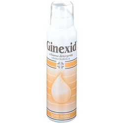 Ginexid Schiuma Detergente Ginecologica 150mL - Pagina prodotto: https://www.farmamica.com/store/dettview.php?id=2919