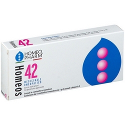 Homeos 42 6 Dose Tubes - Product page: https://www.farmamica.com/store/dettview_l2.php?id=3014