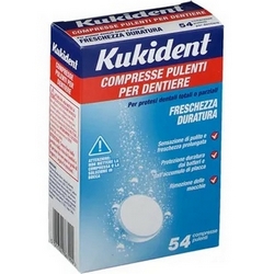 Kukident 54 Compresse Freschezza Duratura - Pagina prodotto: https://www.farmamica.com/store/dettview.php?id=3039