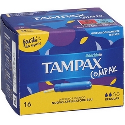 Tampax Compak Regular Assorbenti Interni - Pagina prodotto: https://www.farmamica.com/store/dettview.php?id=3219