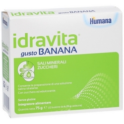 Idravita Banana Bustine 75g - Pagina prodotto: https://www.farmamica.com/store/dettview.php?id=3607