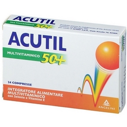 Acutil Multivitaminico Senior Compresse 30,48g - Pagina prodotto: https://www.farmamica.com/store/dettview.php?id=3635