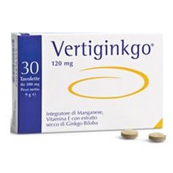 Vertiginkgo Tablets 9g - Product page: https://www.farmamica.com/store/dettview_l2.php?id=3646