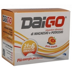 Daigo Magnesio Potassio Bustine Arancia 240g - Pagina prodotto: https://www.farmamica.com/store/dettview.php?id=3808