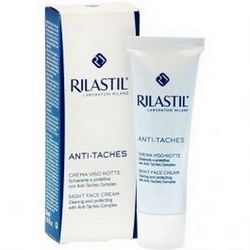 Rilastil Skin-Lightening Night Cream 30mL - Product page: https://www.farmamica.com/store/dettview_l2.php?id=4288