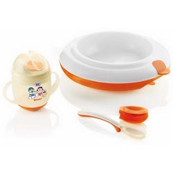 Mister Baby Guzzini Gift Set First Meal - Product page: https://www.farmamica.com/store/dettview_l2.php?id=4739