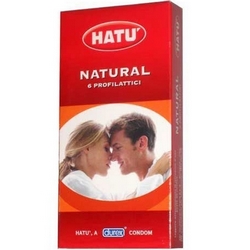 Hatu Natural 6 Condoms - Product page: https://www.farmamica.com/store/dettview_l2.php?id=499