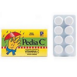 PediaC Limone Compresse Masticabili 48g - Pagina prodotto: https://www.farmamica.com/store/dettview.php?id=5019