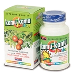 Kamu Kamu Junior Compresse Masticabili 90g - Pagina prodotto: https://www.farmamica.com/store/dettview.php?id=5148