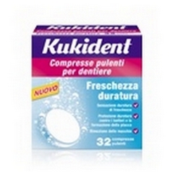 Kukident Durable Freshness 32 Effervescent Tablets - Product page: https://www.farmamica.com/store/dettview_l2.php?id=5559