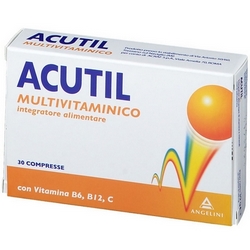 Acutil Multivitaminico Tablets 39g - Product page: https://www.farmamica.com/store/dettview_l2.php?id=5778