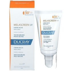 Ducray Melascreen Crema Ricca SPF50 40mL - Pagina prodotto: https://www.farmamica.com/store/dettview.php?id=6002