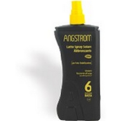 Angstrom Latte Spray Solare Abbronzante SPF6 200mL - Pagina prodotto: https://www.farmamica.com/store/dettview.php?id=6059