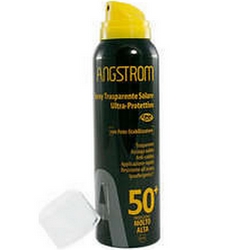 Angstrom Spray Trasparente Solare Ultra-Protettivo SPF50 150mL - Pagina prodotto: https://www.farmamica.com/store/dettview.php?id=6073