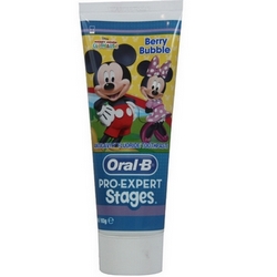 Oral-B Dentifricio Stages Disney alla Frutta 75mL - Pagina prodotto: https://www.farmamica.com/store/dettview.php?id=6619
