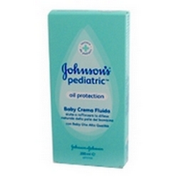 Johnsons Pediatric Oil Protection Baby Crema Fluida 200mL - Pagina prodotto: https://www.farmamica.com/store/dettview.php?id=6810