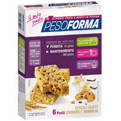 Pesoforma Barrette ai Cereali e Vaniglia 372g - Pagina prodotto: https://www.farmamica.com/store/dettview.php?id=7005