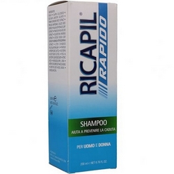 Ricapil Rapido Shampoo Anticaduta 200mL - Pagina prodotto: https://www.farmamica.com/store/dettview.php?id=7200