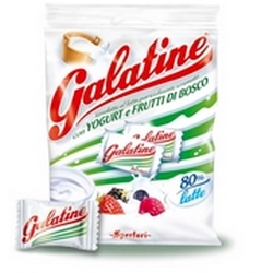 Galatine Tavolette al Latte con Yogurt e Frutti di Bosco 50g - Pagina prodotto: https://www.farmamica.com/store/dettview.php?id=7242