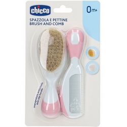 Chicco Brush and Comb Pink - Product page: https://www.farmamica.com/store/dettview_l2.php?id=7642