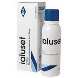 Ialuset Cream Pressurized Bottle 100g - Product page: https://www.farmamica.com/store/dettview_l2.php?id=7784
