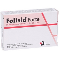 Folisid Strong Tablets 19g - Product page: https://www.farmamica.com/store/dettview_l2.php?id=7832