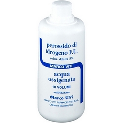 Hydrogen Peroxide Marco Viti 10Vol 3Percent 200g - Product page: https://www.farmamica.com/store/dettview_l2.php?id=7838
