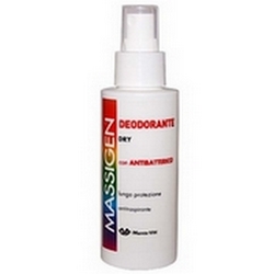Massigen Deodorante Dry 100mL - Pagina prodotto: https://www.farmamica.com/store/dettview.php?id=7981