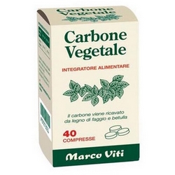 Carbone Vegetale MViti 40 Compresse 16g - Pagina prodotto: https://www.farmamica.com/store/dettview.php?id=8102