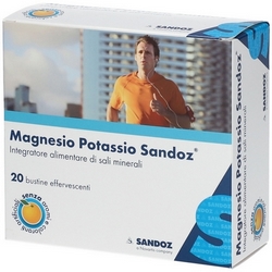 Magnesio-Potassio Sandoz 20 Bustine 200g - Pagina prodotto: https://www.farmamica.com/store/dettview.php?id=8149