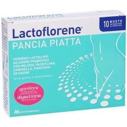 Lactoflorene Pancia Piatta Bustine 40g - Pagina prodotto: https://www.farmamica.com/store/dettview.php?id=8177