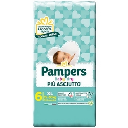 Pampers Pannolini Baby-Dry 6 Extra Large 15-30kg - Pagina prodotto: https://www.farmamica.com/store/dettview.php?id=8195