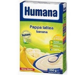 Humana Pappa Lattea Banana 250g - Pagina prodotto: https://www.farmamica.com/store/dettview.php?id=8349