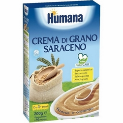 Humana Crema di Grano Saraceno 200g - Pagina prodotto: https://www.farmamica.com/store/dettview.php?id=8353