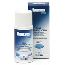 Humana Baby Soap Ultra-Delicate 250mL - Product page: https://www.farmamica.com/store/dettview_l2.php?id=8366
