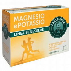 Carlo Erba Magnesio-Potassio Bustine 70g - Pagina prodotto: https://www.farmamica.com/store/dettview.php?id=8405