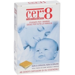 Cer8 Cerotti Anti-Zanzare - Pagina prodotto: https://www.farmamica.com/store/dettview.php?id=8487