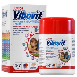 Vibovit Junior Chewable Tablets 36g - Product page: https://www.farmamica.com/store/dettview_l2.php?id=8525