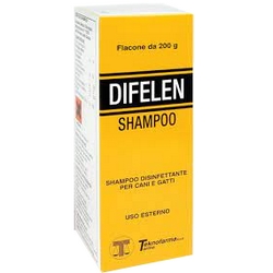 Difelen Shampoo 200g - Pagina prodotto: https://www.farmamica.com/store/dettview.php?id=8580