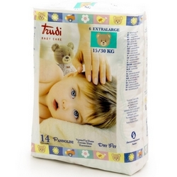 Trudi Baby Care Pannolini ExtraLarge 15-30kg - Pagina prodotto: https://www.farmamica.com/store/dettview.php?id=8776