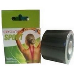 Ceroxmed Sport Kinetic-Tape Black 5x5 - Product page: https://www.farmamica.com/store/dettview_l2.php?id=8824